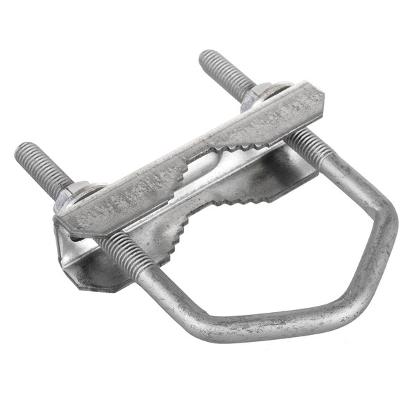 Maclean MCTV-923 Mast Clamp Tooth Clamp SAT Bracket U Clamp