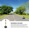 Cones Black Barrier Lot Area or Lot, Cone Construction Rod