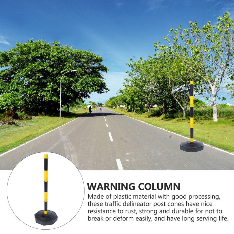 Cones Black Barrier Lot Area or Lot, Cone Construction Rod