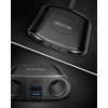 BESTEK BESTEK 150W 2-Socket Car Cigarette Lighter Splitter Power Adapter