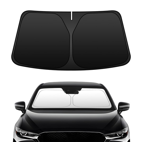 BLUESEATEC Mazda CX-5 Sun Shade for Windshield Parasol, Car Sunshade