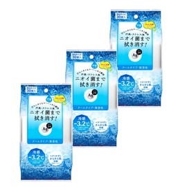 AG Deo 24 Clear Shower Sheet n (Cool) 30 Sheets x 3 Pieces Set