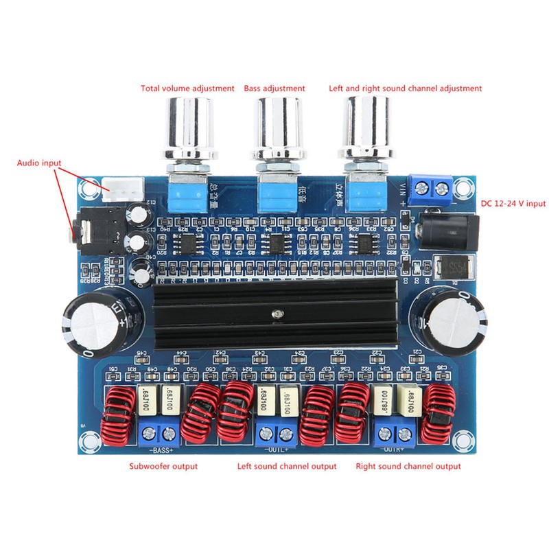 2.1 Sound Channel Digital Power Amplifier Board Industrial Elements 2
