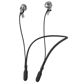 HALLJOY HALLJOY for Galaxy Buds 3 & Galaxy Buds 3 Pro Strap Neckband, Anti-Lost Earbuds Accessories, Support Volume Control, Ergonomic Design, Comfortable Fit, Black Band/Black Tip