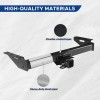 Trailer Hitch Receiver Rear Bumper Tow Kit 2" For 84-01