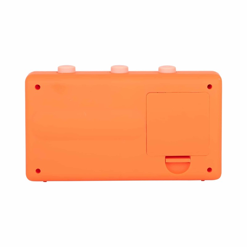 Karlsson Alarm Clock Data Flip – Orange – 19 x