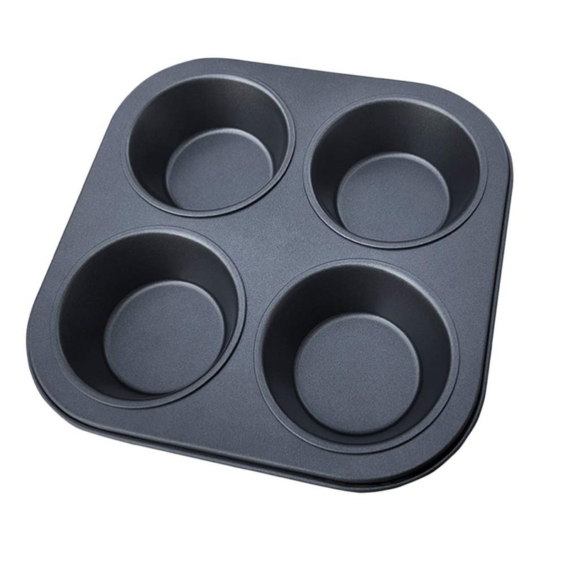Yardwe Muffin Pan 4 Cup, 1PC Air Fryer Small Oven