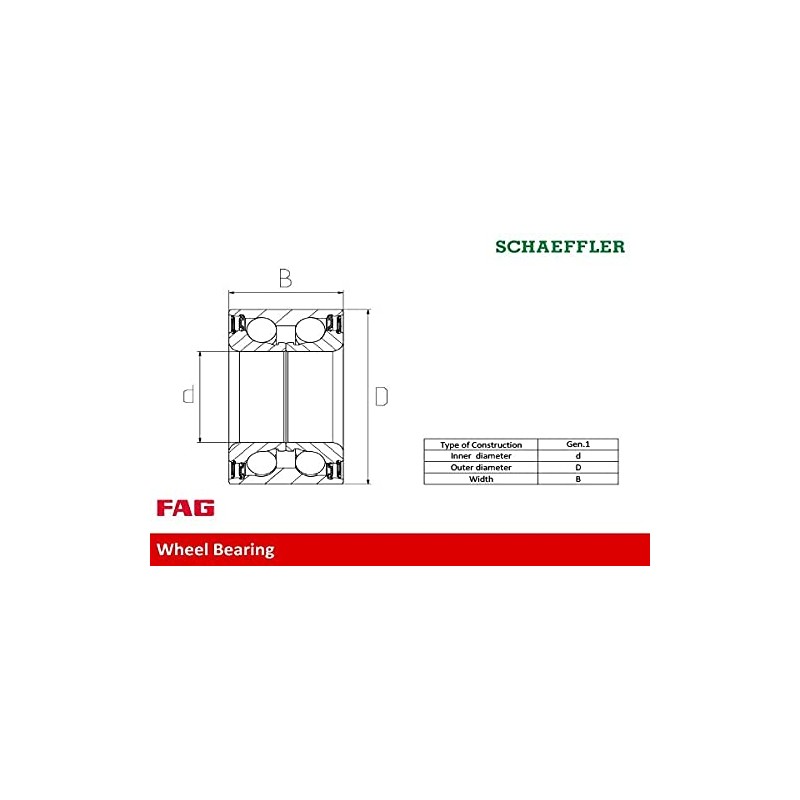 LUK 713640490 Wheel Bearing Kit