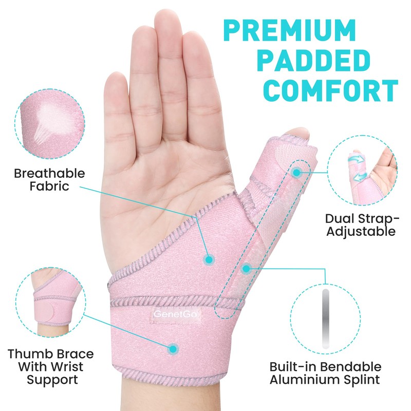 Trigger Thumb Splint - Thumb Spica Support Brace Stabilizer for
