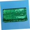 Mikinona Elegant Green Sequin Table Runner Lightweight Party Tablecloth for