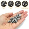 Handook Tungsten Carbide Double Cut Burr Set, with 1/8" Shank