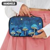 Noteligou Blue Mushroom Makeup Bag for Women Makeup Organizer Travel