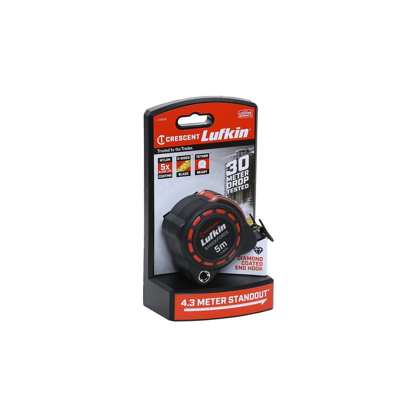 Lufkin L1116CM 3 cm x 5 m Shockforce Double-Sided Tape