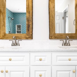 Ravinte 30 Pack 1-1/4 inch Kitchen Cabinet Knobs Champagne Bronze Dresser Zinc Pulls Door Drawer Handles for Dresser Drawers