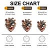 Wooden Puzzle Adults and Children, Mechanical Hear Irregular Unique Puzzle,