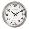 La Crosse Technology WT-3161WH-INT 16 Inch Stainless Steel Atomic Clock-White