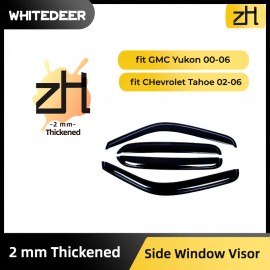 zh Fits for 2000-2006 Yukon/Tahoe 2002-2006 Escalade Window Visor Sun Rain Guards