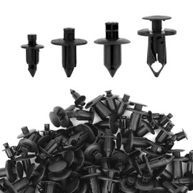 120pcs Plastic Rivets, Plastic Push Pins Automotive Bumper Trim Fasteners Push Retainer Screws for Polaris Kawasaki Suzuki UTV ATV Motorcycle Car Clips Replace Accessories Tools Parts 7661855