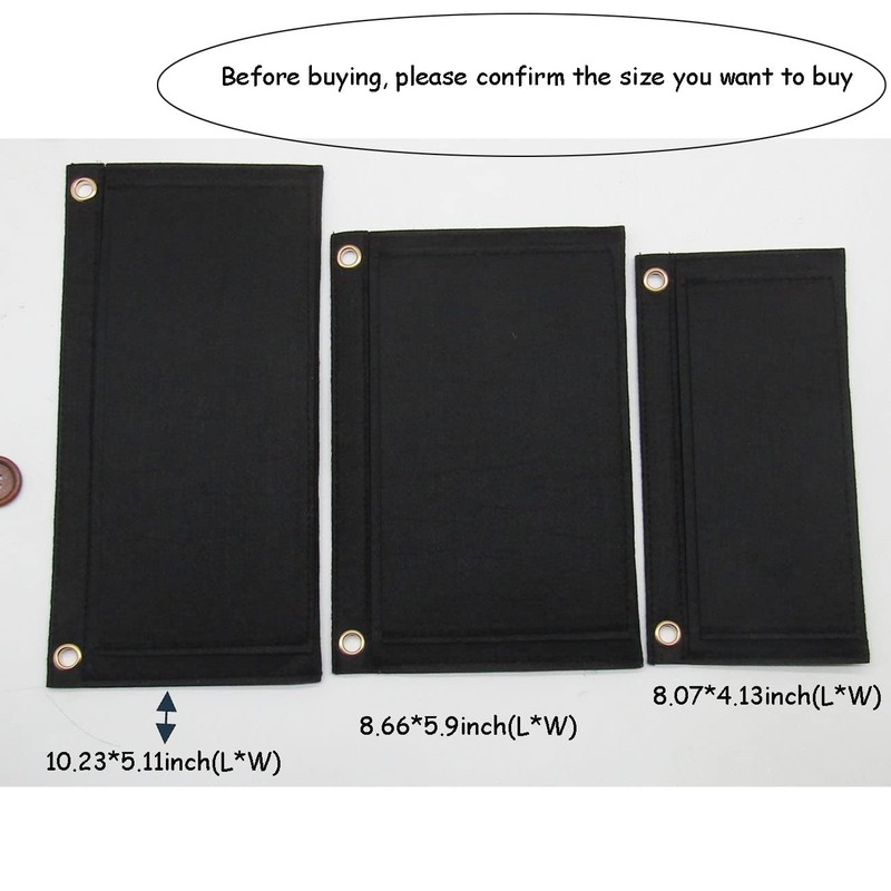 PEPRMROE Black Purse Felt Insert Organizer, Purse and Handbag Organizer