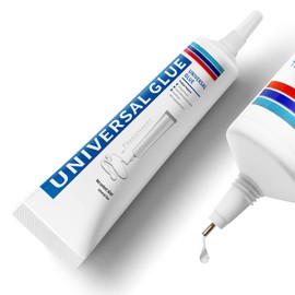 KFFNHH Fabric Glue,Liquid Stitch Fabric Glue, Mighty mend it Permanent Washable for Clothing, Rhinestones, Patches, Clothes, Denim, Leather, Polyester, Textile, Doll Repair 60ml