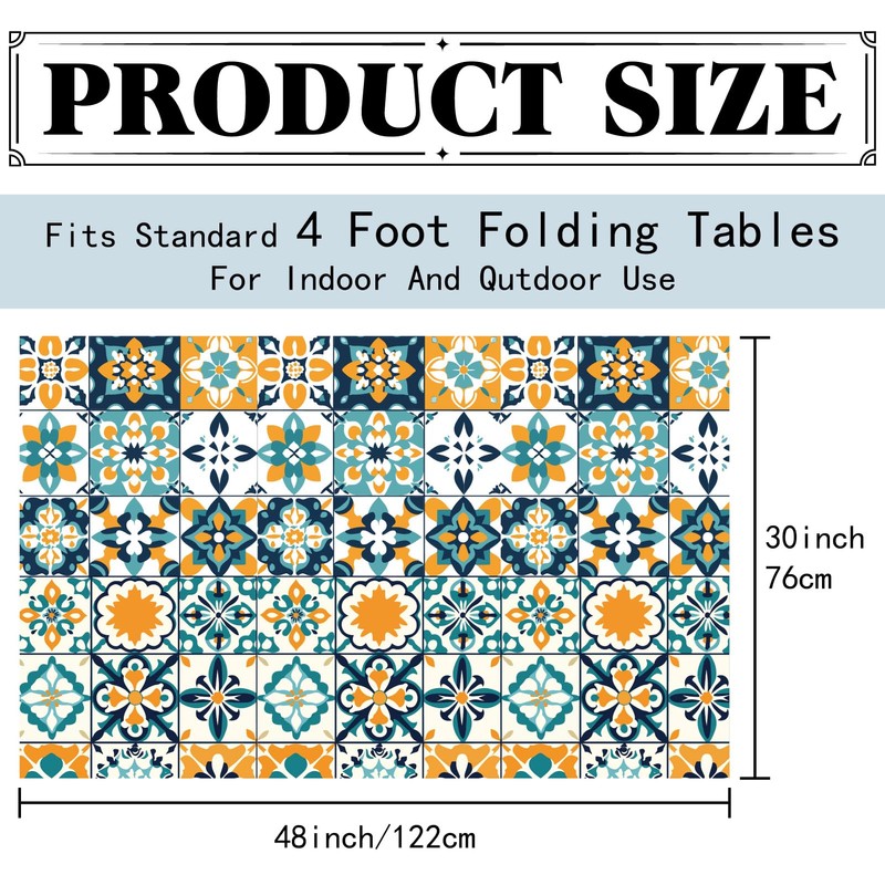CREATCABIN Elastic Tablecloth Elastic Rectangular Tablecloth Leak-Proof Scratch-Resistant Waterproof Washable