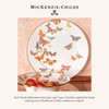 MACKENZIE-CHILDS Enamel Serving Platter, Butterfly Garden