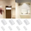 4 Pack Cordless Cabinet Lights, Door Open Activated Sensor Automatic