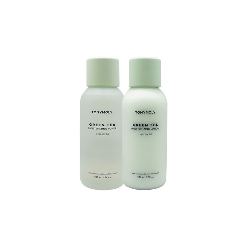 Tony Moly Green Tea Hydration Skin + Lotion Single Set