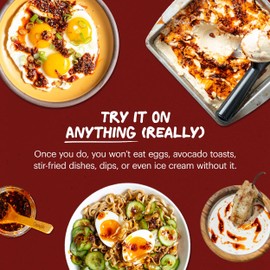 MOMOFUKU Momofuku Chili Crunch by David Chang, (5.5 Ounces), Chili Oil with Crunchy Garlic and Shallots, Spicy Chili Crisp