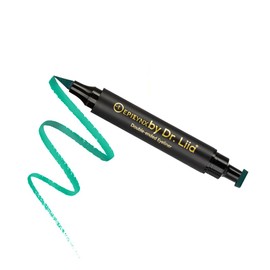 EPILYNX Waterproof Eyeliner - Double-Ended, Long-Lasting Liquid Eyeliner Pen with Precision Tip for Smooth Application - Smudge-Proof, Hypoallergenic, Vegan & Gluten-Free Eye Liner, 2mL Green