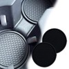 Msyuusr 4PCS Car Cup Holder Coaster, Silicone Honeycomb Auto Anti