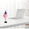USA Desk Flag Set, 2 Pack American US Table Office