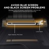 AsiaHorse PCIE 4.0 Extension Cable, Black 16x Shielded High Speed