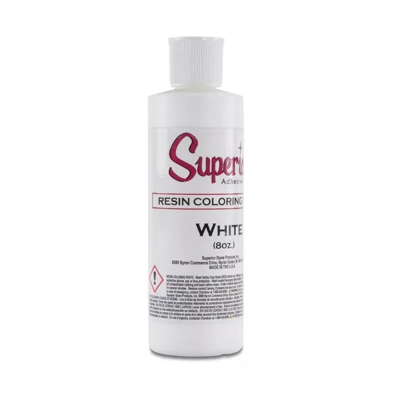 Superior Adhesives Resin Coloring Paste - White - 8 oz