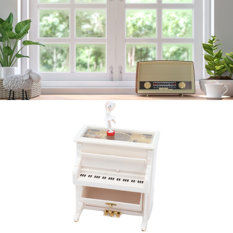 Classical Music Box Rotating Dancing Ballet Girl Piano Music Box