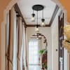 UShe DHome Mason Jar Light Fixtures, 3 Lights Farmhouse Mason