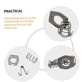 Gatuida 10pcs Rv Water Heater Door Latch Replacement Fasteners for Camper Water Heater Cover Easy to Install and Secure