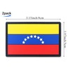 QQSD Venezuela Flag Patch Venezuelan Tactical Patch - PVC Hook