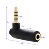Borsuer Set of 2 Right Angle 3.5mm Stereo Mini Plug
