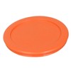 Pyrex Orange 2 Cup Round Storage Cover #7200-PC for Glass