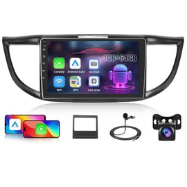 [Qualcomm 8-core 4+64GB] Car Stereo for Honda CRV (2012-2016) with 9-Inch Touchscreen, Android 13 Car Radio Wireless Carplay Android Auto BT5.1/DSP/Hi-Res Audio/WiFi/SWC/GPS/OTA