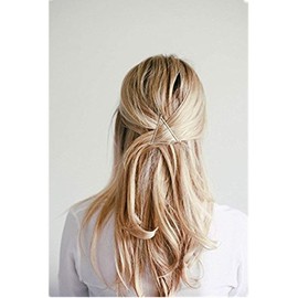 Women's Hollow Triangle Geometric Metal Hairpin Hair Clip Clamps Accessories Styling Jewelry