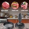 Dual Sided Meat Tenderizer Aluminum Alloy Meat Tenderizer and Pounder,Meat