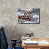 Epic Graffiti 'Train Station Christmas Eve' by Bigelow Illustrations Canvas