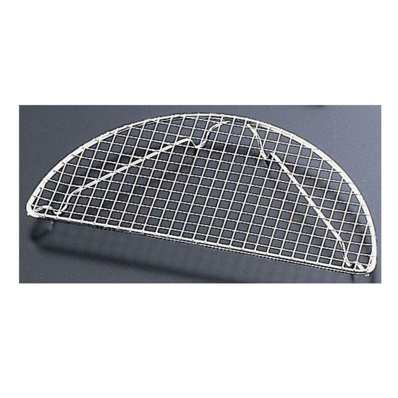 Endoshoji 5-1711-0902 18-8 Half Moon Pork Cutlet Net, Small