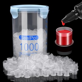 BAMTTOO Tattoo Ink Cups With Storage Box Ink Caps For Tattooing Permanent Makeup Tattoo Supplies Kit Disposable Pigment Caps (500pcs S+Box)