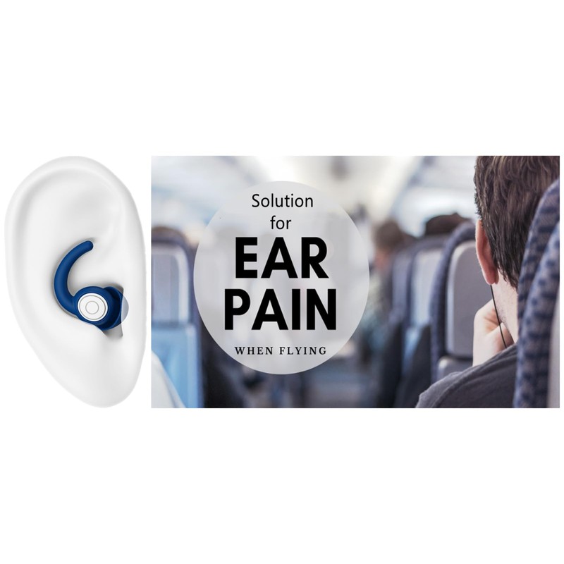 Ohrstöpsel zur Druckentlastung im Flugzeug, Reiseutensilien für Frauen, Männer und
