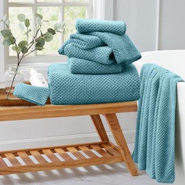 Extra Large Bath Towel Set of 4 (35"x70"),Oversized Bath Sheet Super Soft Highly Absorbent Jumbo Bathroom Towel Set Microfibers Quick Dry Shower Towel for Hotel,Bathroom,Guest,Spa,Gym (Turquoise)