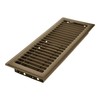 Imperial 4" x 12" Louvered Floor Register, Brown, RG2005