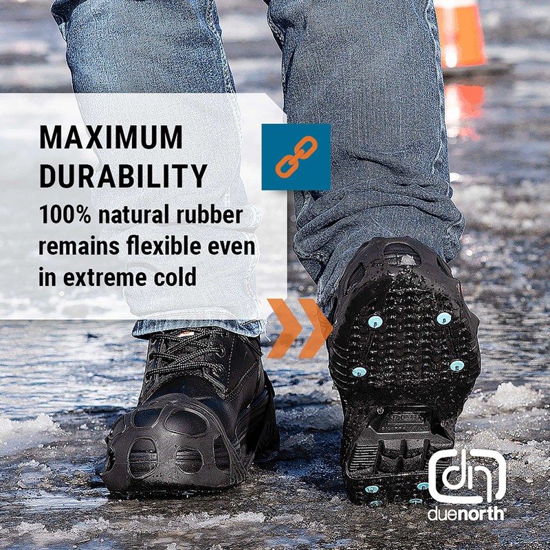 Due North All Purpose Industrial Ice Cleats - 16 Replaceable